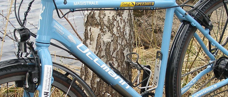 Magura HS33 mounted on Ullmann Magistrale trekking bicycle.