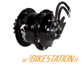 Picture: Rohloff Speedhub CC black anodised with OEM2 axle plate